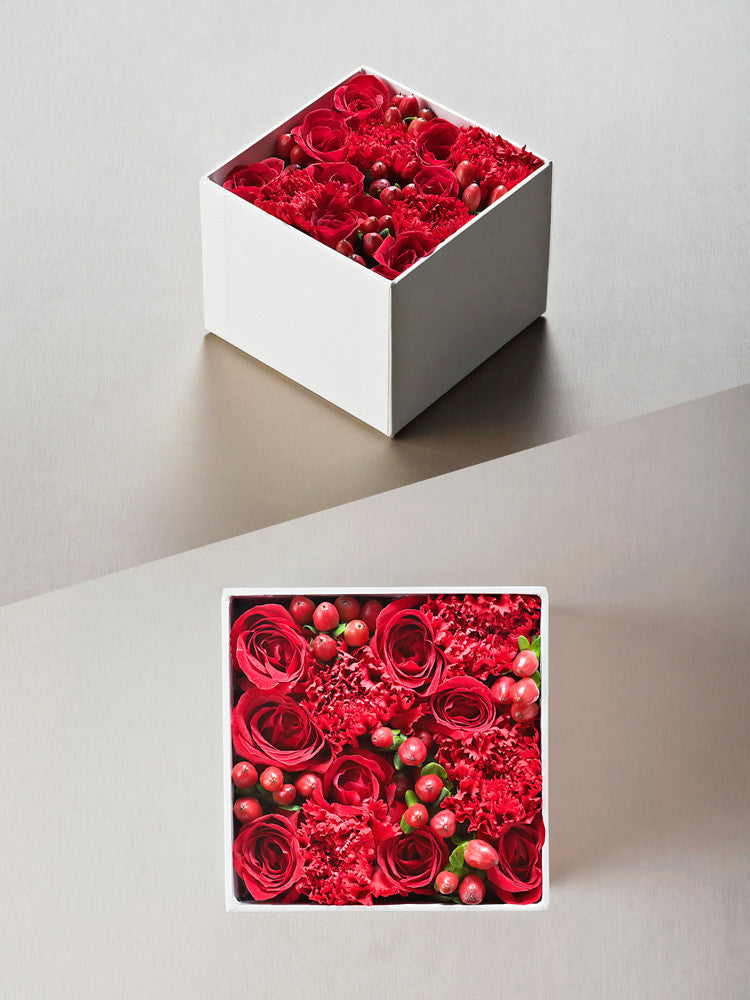 Floral Box S - Red