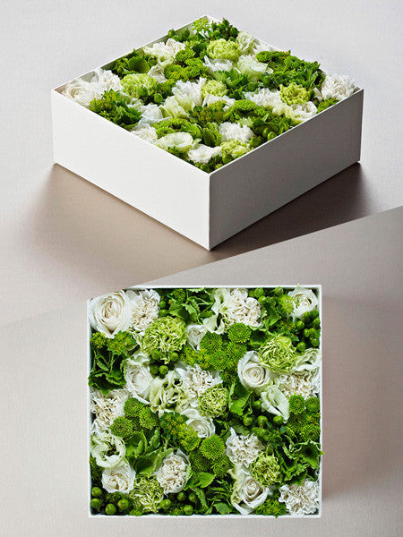 Floral Box L - Green
