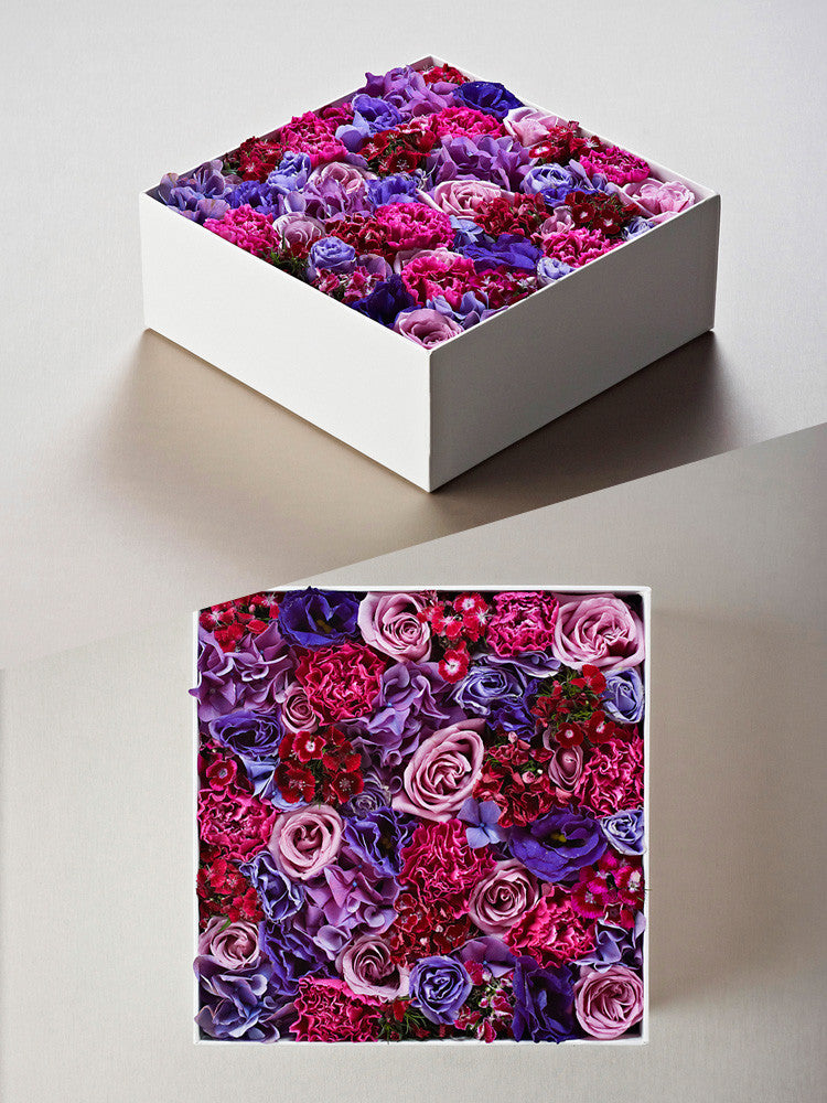 Floral Box L - Purple